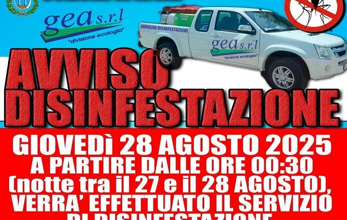 avviso disinfestazione atina
