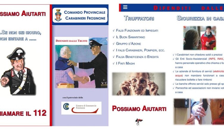carabinieri contro truffe anziani