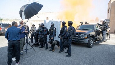 foto backstage CALENDARIO POLIZIA DI STATO 2026