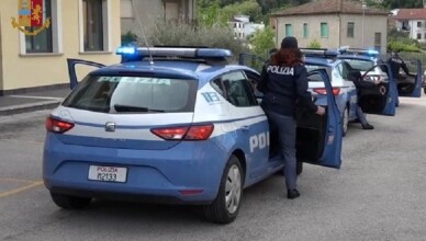 LA POLIZIA DI STATO ESEGUE UN CONTROLLO STRAORDINARIO DEL TERRITORIO cassino