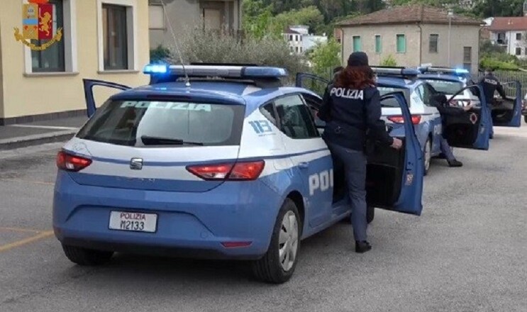 LA POLIZIA DI STATO ESEGUE UN CONTROLLO STRAORDINARIO DEL TERRITORIO cassino