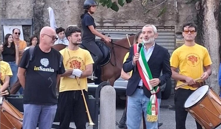 Marco Cavallo a Cori a rappresentare la lotta per i diritti delle persone con sofferenza mentale