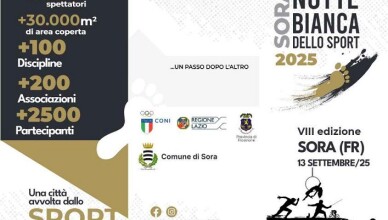 Notte Bianca dello Sport Sora 2025