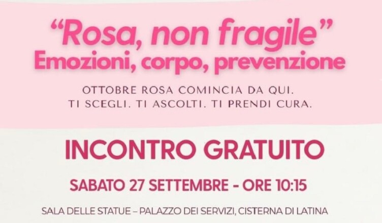 Rosa, non fragile