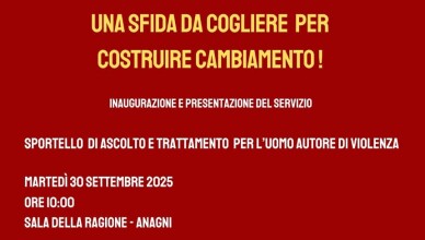 Sportello di ascolto e trattamento per l'uomo autore di violenza