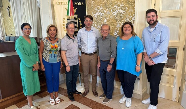 delegazione canadese della Città di Vaughan presso il Comune di Sora