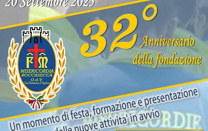 festa per i 32 anni della Fondazione Misericordia
