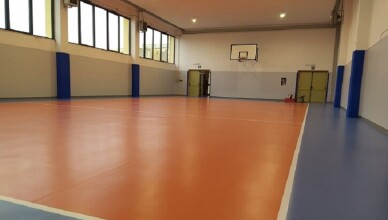 Boville Palestra ristrutturata scuola media Armellini