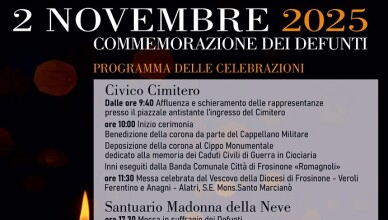 COMMEMORAZIONE DEFUNTI 2025