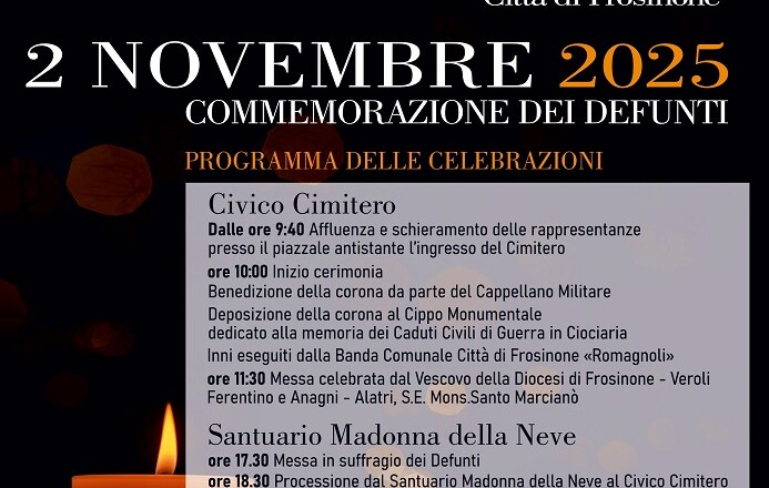 COMMEMORAZIONE DEFUNTI 2025