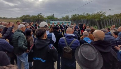 ROCCASECCA SIT-IN DISCARICA CERRETO