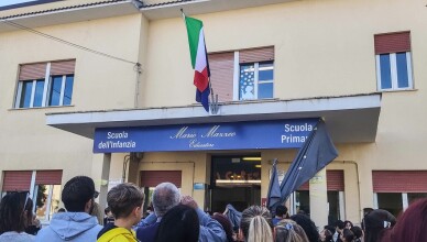 Scuola Mazzeo - Borgo Flora - scoprimento
