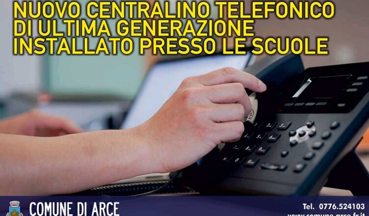 nuovo centralino SCUOLE ARCE