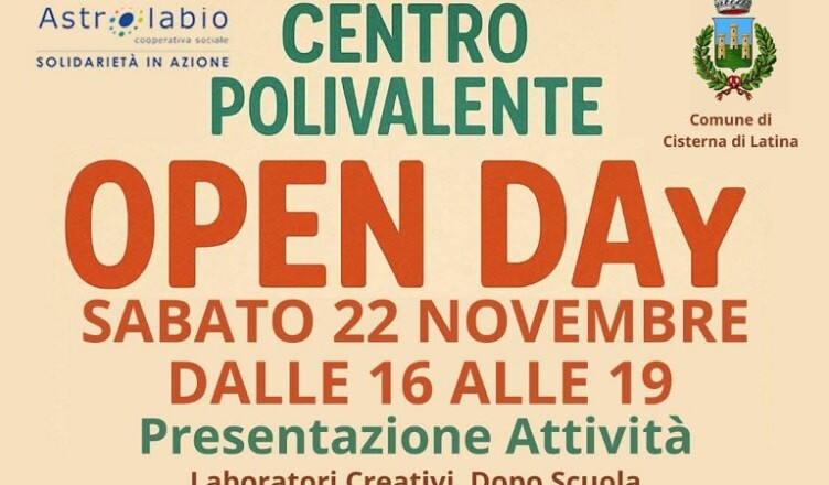 Centro Polivalente di Cisterna per l’Open Day