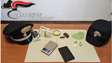 Fiuggi, spaccio di sostanza stupefacente