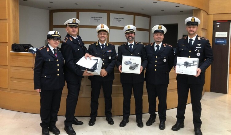 Frosinone, agenti della Polizia Locale abilitati come piloti di droni
