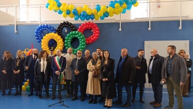 Frosinone inaugurata la nuova palestra Maiuri