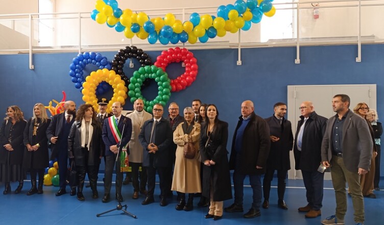 Frosinone inaugurata la nuova palestra Maiuri