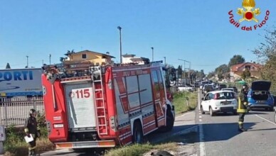 Incidente stradale tra due auto in via Casilina Nord FR