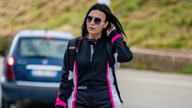 Nicoletta Gioè sulla Clio Maxi al Rally Tirreno-Messina