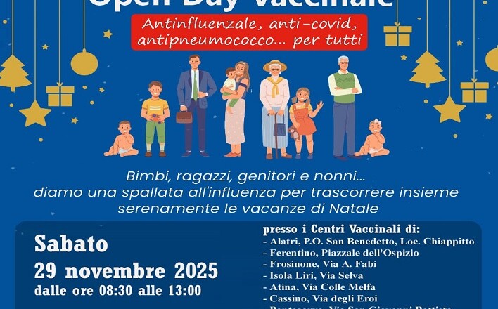 Open Day Vaccinale antinfluenzale tutti