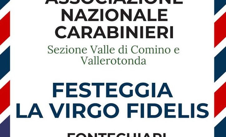 Fontechiari, l’Associazione Nazionale Carabinieri celebra la Virgo Fidelis nella Chiesa di San Giovanni Battista 2