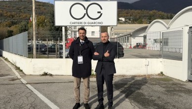 IL PRESIDENTE DELLA PROVINCIA LUCA DI STEFANO IN VISITA ALLO STABILIMENTO CARTIERE DI GUARCINO