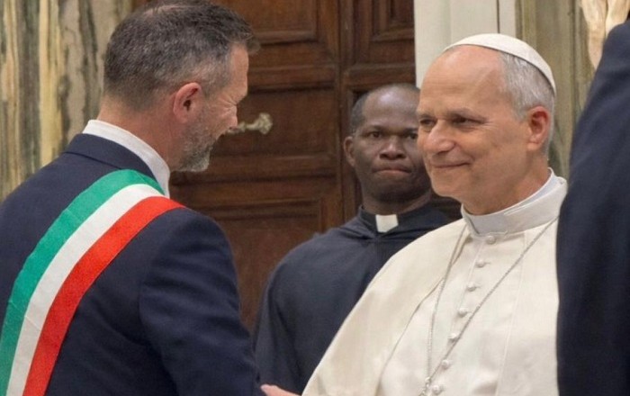 IL SINDACO SACCO IN VISITA DA PAPA LEONE XIV