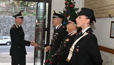 VISITA DEL GENERALE CANTONI COMANDO PROVINCIALE CARABINIERI DI FROSINONE