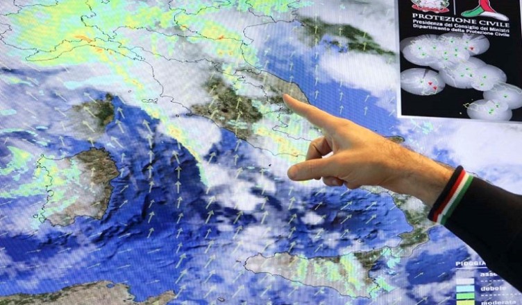 in arrivo venti forti al Centro-Sud