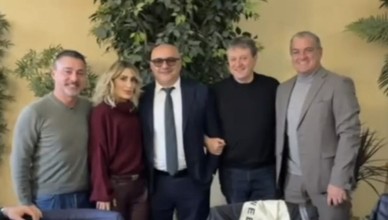 Il coordinatore provinciale Forza Italia Rossella Chiusaroli saluta l'ingresso di Bruno Addesse