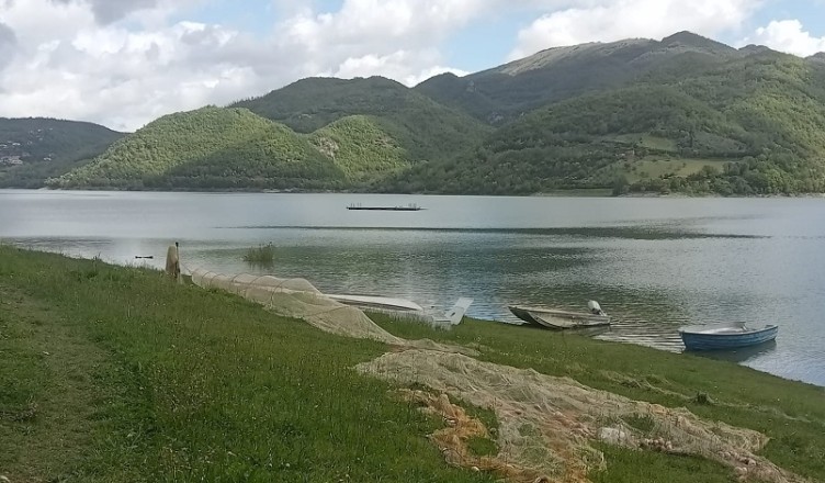 Lago pesca anguilla