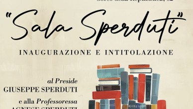 inaugurazione e intitolazione Sala Sperduti biblioteca fr
