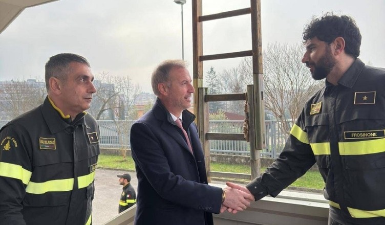 CIACCIARELLI PRESENTE ALLA CELEBRAZIONE PER GLI 87 ANNI DELLA FONDAZIONE DEL CORPO NAZIONALE DEI VIGILI DEL FUOCO