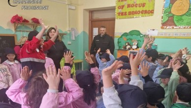 Continuano gli incontri dei Carabinieri con i bambini più piccoli sora
