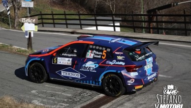 Esordio vincente per il pilota frusinate trionfo stagionale su Skoda Fabia RS Rally2 insieme ad Alice Tasselli