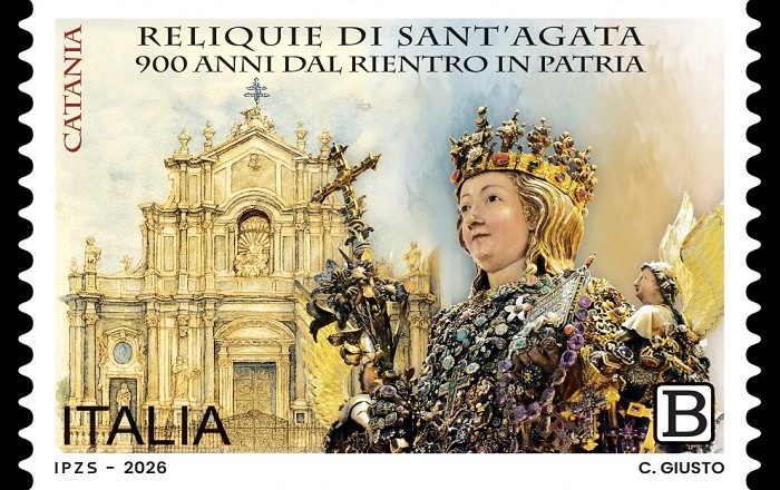 Francobollo Reliquie Sant'Agata