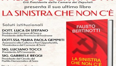 Presentazione Libro Fausto Bertinotti sora
