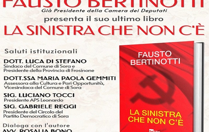 Presentazione Libro Fausto Bertinotti sora