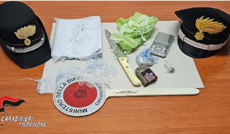 SPACCIO DI SOSTANZA STUPEFACENTE fiuggi
