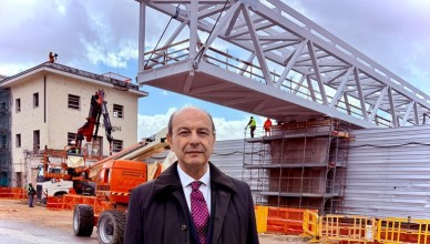 Stazione di Frosinone, varo sovrappasso, Sindaco Mastrangeli