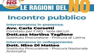 LE RAGIONI DEL NO ISOLA