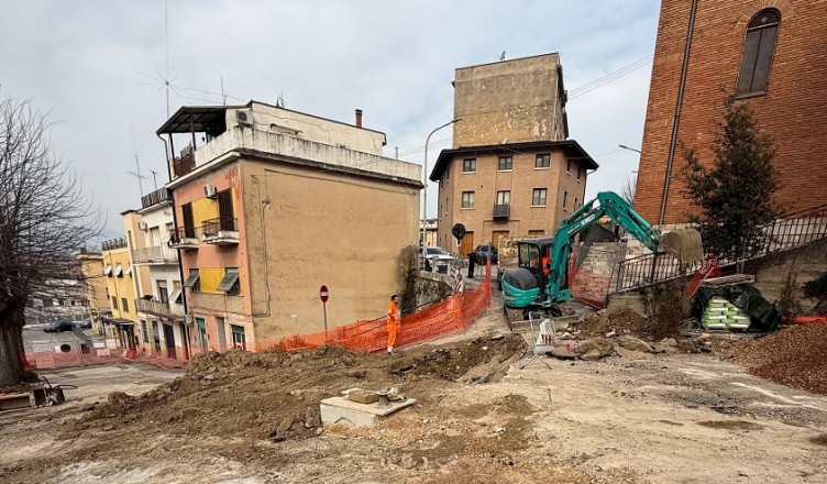 Pontecorvo, messa in sicurezza idrogeologica in Via delle Alpi – Piazza Indipendenza