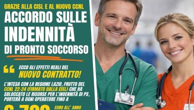 Sanità Lazio_accordo indennità di Pronto socc
