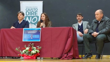 VI Incontro con i Magistrati, a Monte San Giovanni Campano il pubblico ascolta Le Ragioni del NO