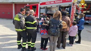 Vigili del fuoco di Frosinone Ricominciano gli incontri di Scuola Sicura