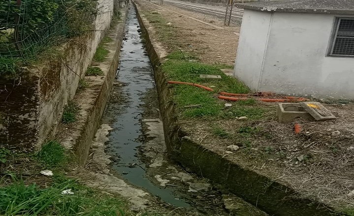 ceccano Pulizia del fosso in area ferroviaria