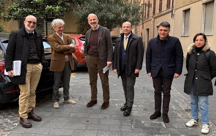 frosinone consegnato il cantiere, al via i lavori di messa in sicurezza e restauro