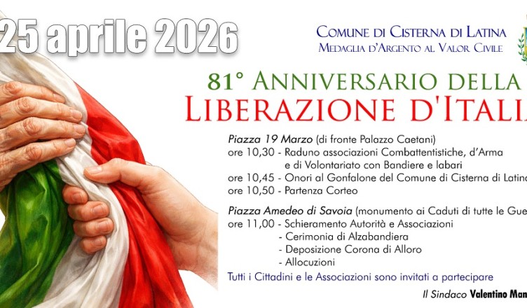 25 aprile cisterna