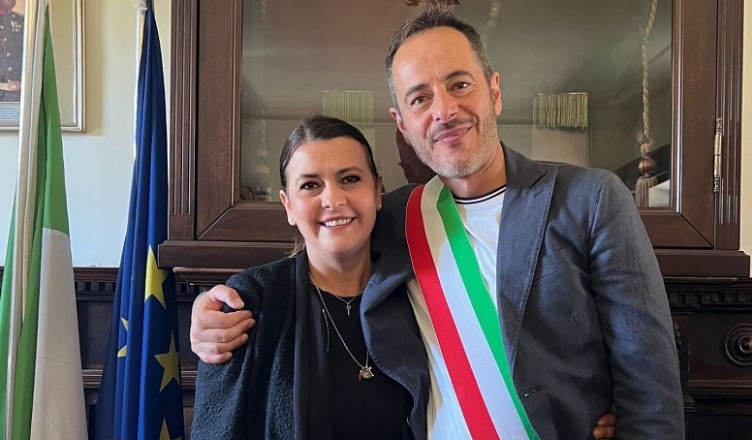 Andrea Querqui con Emanuela Piroli